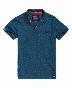 Superdry Orange Label Jersey Férfi Póló Sötét Szürke/Kék | WVRLK4273